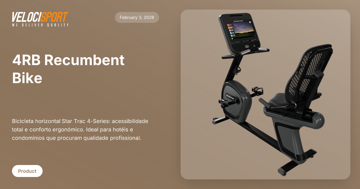4RB Recumbent Bike | Velocisport